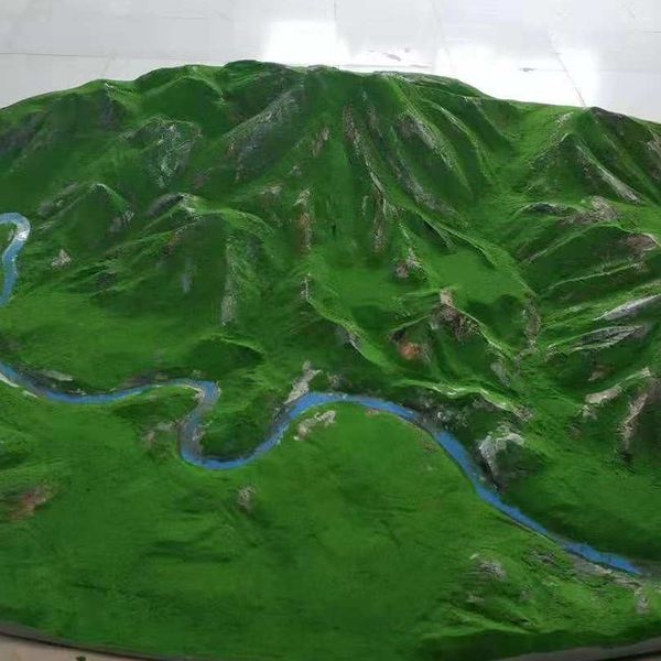 地形和政和政沙盘模型展示